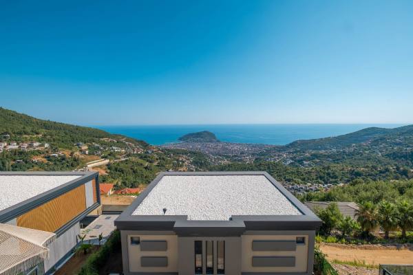 Alanya – Bektaş'ta Deniz Manzaralı Premium Villalar