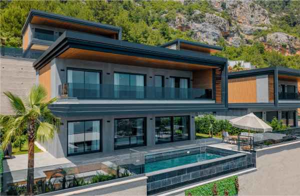 Alanya – Bektaş'ta Deniz Manzaralı Premium Villalar