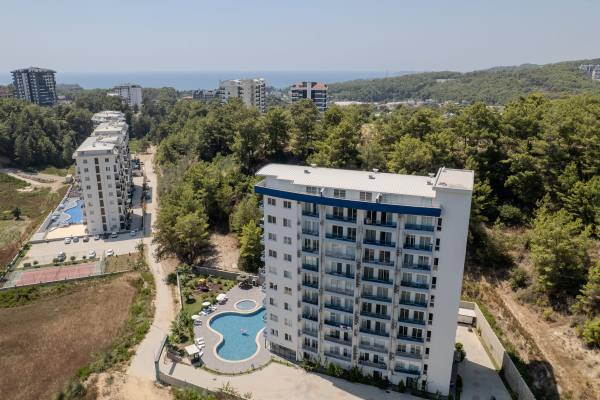 Avsallar, Alanya’da Lüks Site İçinde 1+1 Daire
