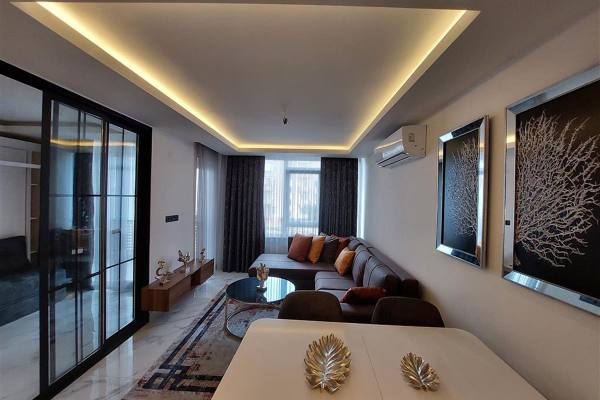 Modern Living in the Heart of the City: Fully Furnished 2+1 Apartment in Alanya Center