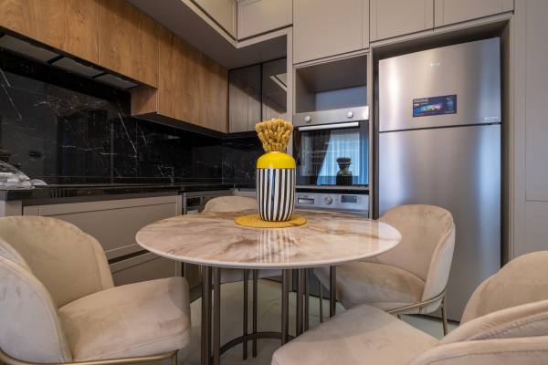 Alanya'nın Yeni Elit Bir Konut Kompleksinde 1+1 Mobilyalı Kiralık Daire