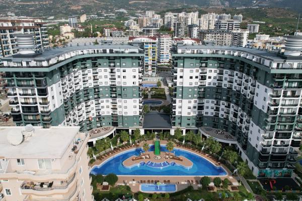 Mahmutlar Sirenity Residence sitesinde kiralık 1+1 eşyalı daire, Alanya