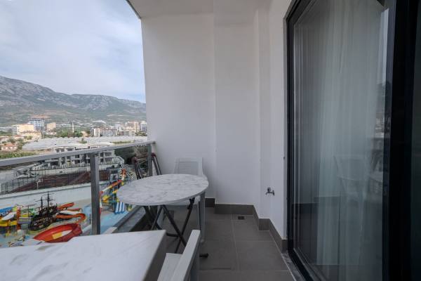 Mahmutlar Sirenity Residence sitesinde kiralık 1+1 eşyalı daire, Alanya