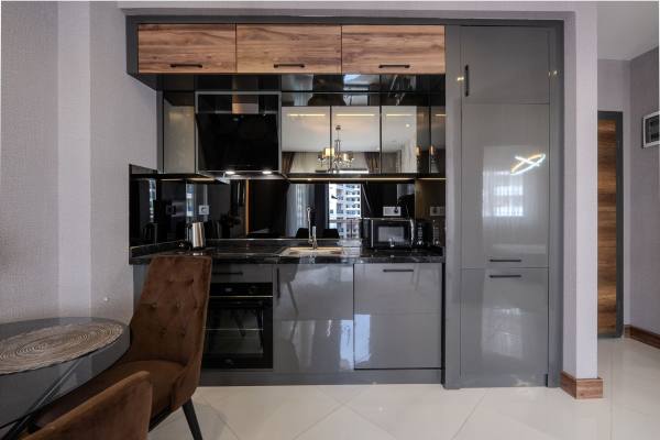 Mahmutlar Sirenity Residence sitesinde kiralık 1+1 eşyalı daire, Alanya