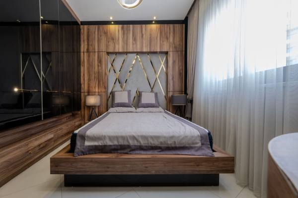 Mahmutlar Sirenity Residence sitesinde kiralık 1+1 eşyalı daire, Alanya