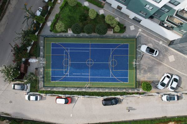 Mahmutlar Sirenity Residence sitesinde kiralık 1+1 eşyalı daire, Alanya