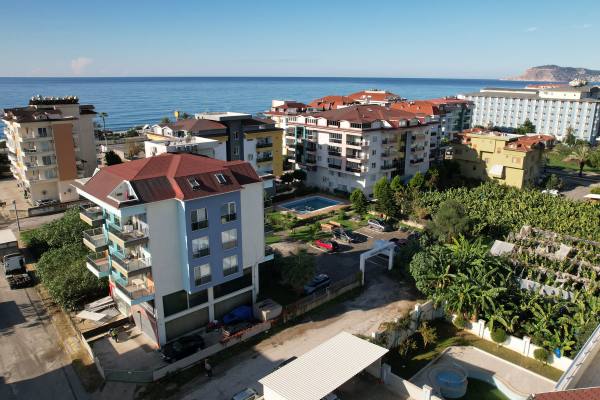 Меблированный Дуплекс в 100 Метрах От Моря по Горячей Цене в Кестель, Аланья