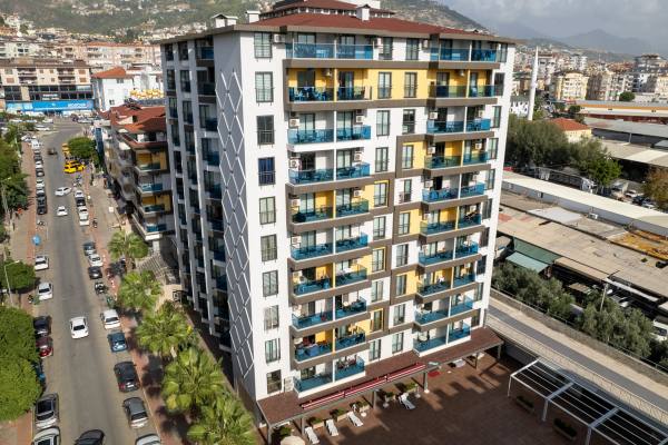 Alanya Cleopatra’da 1+0 Kiralık Eşyalı Daire