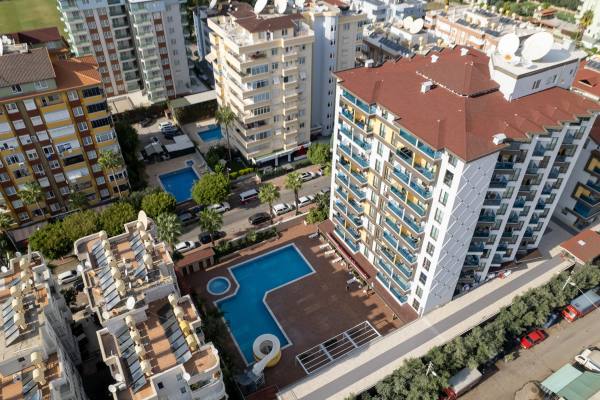 Alanya Cleopatra’da 1+0 Kiralık Eşyalı Daire