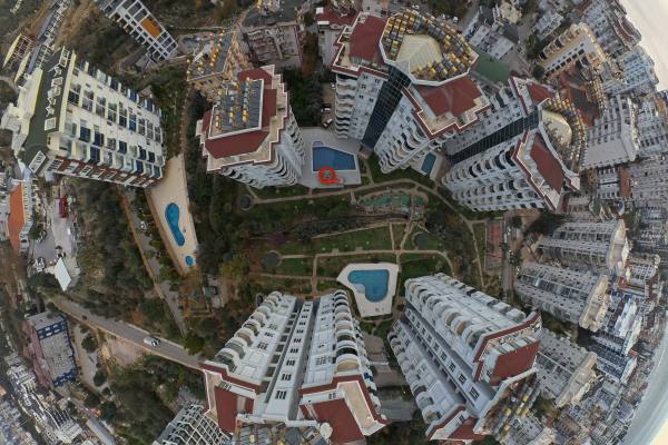 Spacious 2+1 Furnished Apartment with Sea View in Tosmur, Alanya