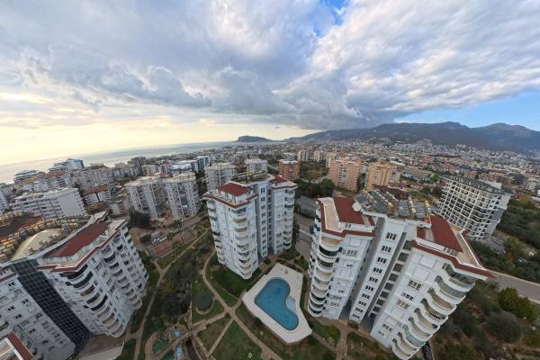 Spacious 2+1 Furnished Apartment with Sea View in Tosmur, Alanya