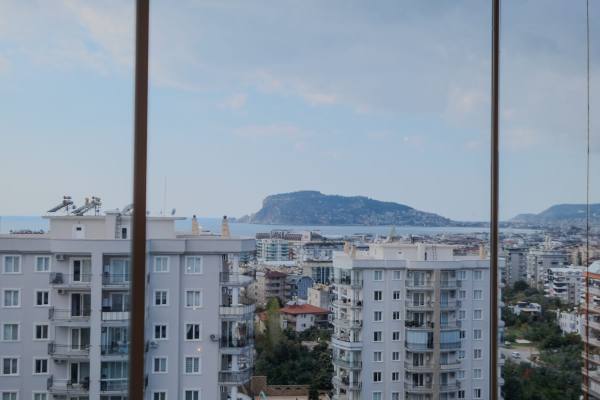 Spacious 2+1 Furnished Apartment with Sea View in Tosmur, Alanya