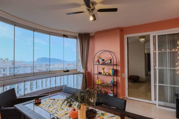 Spacious 2+1 Furnished Apartment with Sea View in Tosmur, Alanya