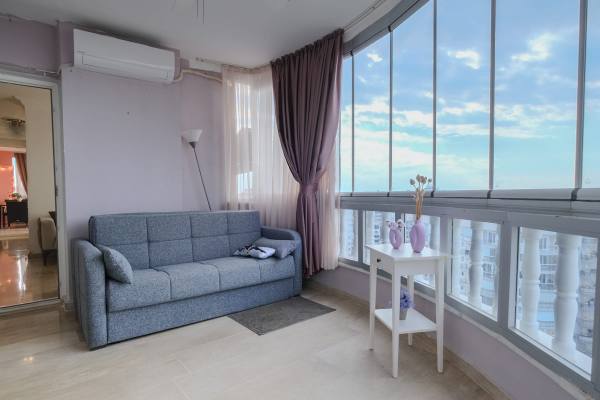 Spacious 2+1 Furnished Apartment with Sea View in Tosmur, Alanya