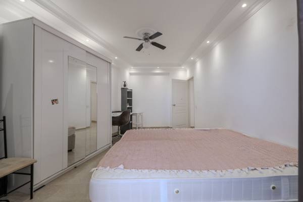 Spacious 2+1 Furnished Apartment with Sea View in Tosmur, Alanya