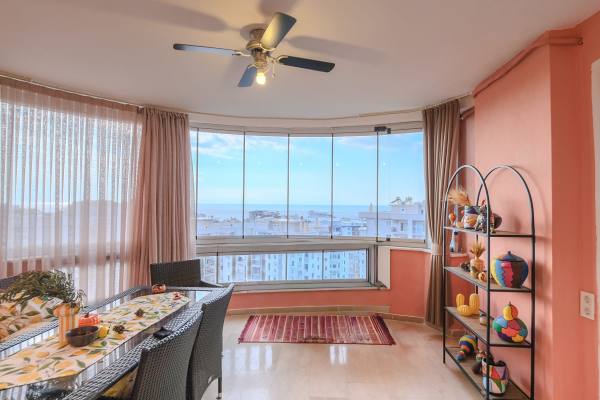 Spacious 2+1 Furnished Apartment with Sea View in Tosmur, Alanya