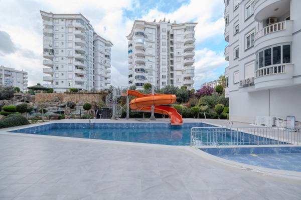 Spacious 2+1 Furnished Apartment with Sea View in Tosmur, Alanya