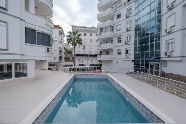 Spacious 2+1 Furnished Apartment with Sea View in Tosmur, Alanya