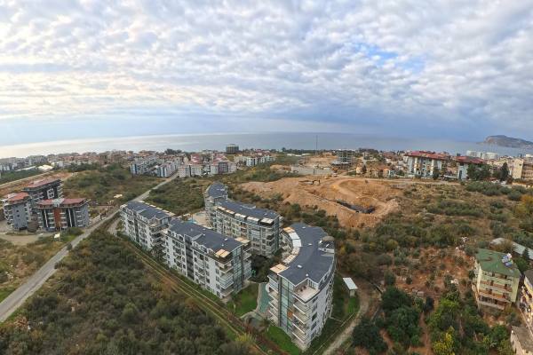 Kestel Aqua Residence – 1+1 квартира без мебели в аренду