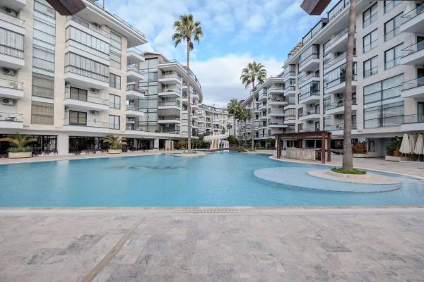 Kestel Aqua Residence – 1+1 квартира без мебели в аренду