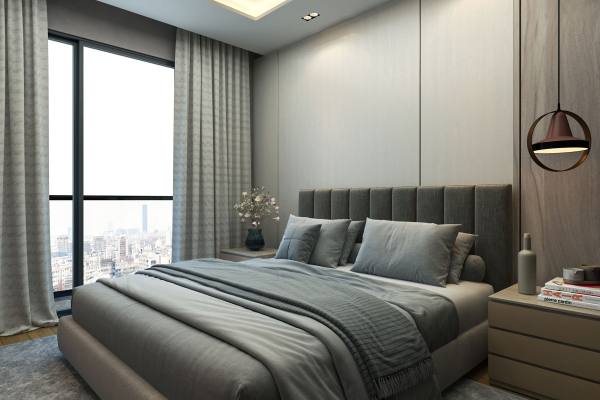 Havuz Manzaralı Otel Konseptli 1+0 Stüdyo Daire