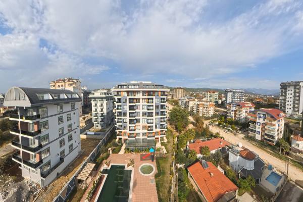 AVSALLAR’DA DOĞA & HAVUZ MANZARALI, FIRSAT 1+1 DAİRE