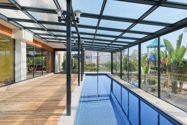 AVSALLAR’DA DOĞA & HAVUZ MANZARALI, FIRSAT 1+1 DAİRE