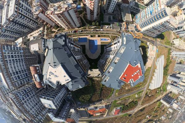 Otel Konsepti Altyapısına Sahip Modern Kompleks İçinde Daire