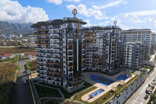 Otel Konsepti Altyapısına Sahip Modern Kompleks İçinde Daire