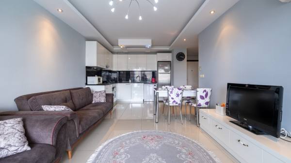 Alanyanın Merkez Bölgesi Cikcilli Mahallesi Crystal Park 2 Sitesinde Uzun Dönem Kiralık