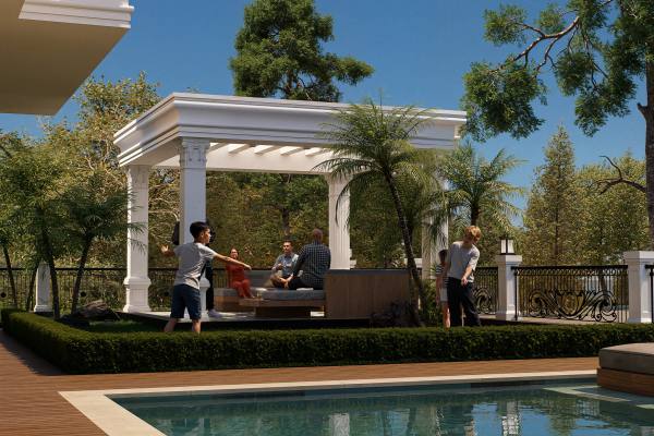 Alanya Büyükhasbahçe mahallesinde taksit seçenekli geniş satılık daireler