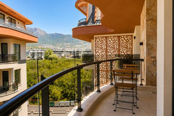 İkamet Uygun Lüks 2+1 Dubleks | Oba, Alanya’nın Prestijli Sitesinde