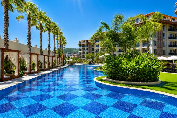 İkamet Uygun Lüks 2+1 Dubleks | Oba, Alanya’nın Prestijli Sitesinde