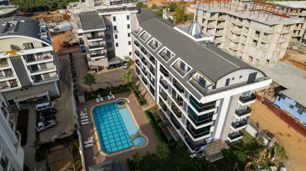 Alanya'da Flora Garden Residence'ta Uzun Dönem Kiralık Daire