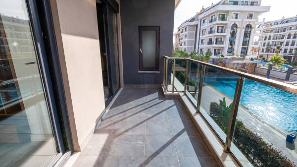 Alanya'da Flora Garden Residence'ta Uzun Dönem Kiralık Daire