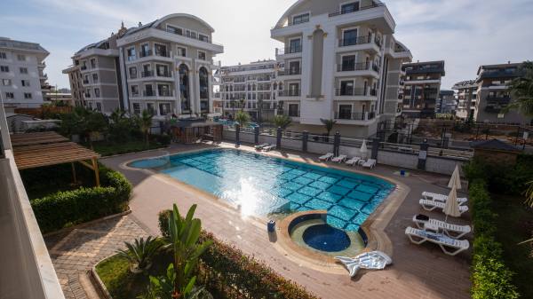 Alanya'da Flora Garden Residence'ta Uzun Dönem Kiralık Daire