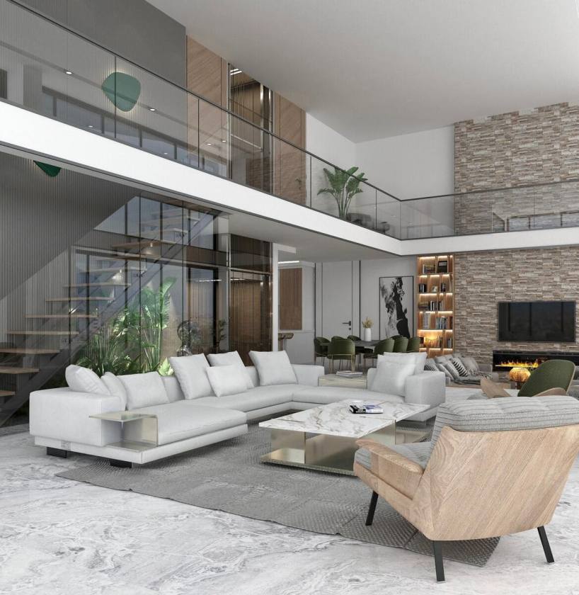 Alanya Tepe Mahallesi'nde Deniz, Kale ve Şehir Manzaralı Müstakil Villa