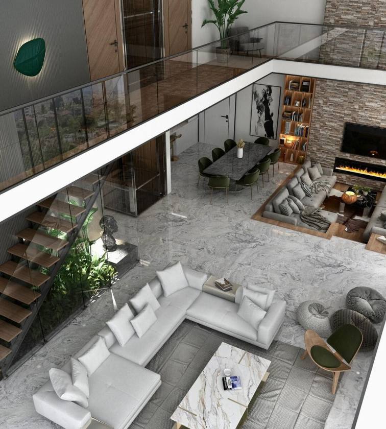 Alanya Tepe Mahallesi'nde Deniz, Kale ve Şehir Manzaralı Müstakil Villa