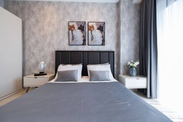 Alanya Merkez Yekta Royal Club Sitesinde 3+1 Ayrı Mutfak Kiralık