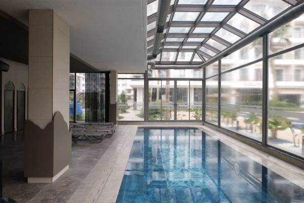 Alanya, Oba Voyage Deluxe Sitesinde Satılık 1+1 Yatırımlık Daire
