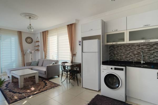 Alanya, Паяллар — Меблированная квартира 1+1 в 1500 м от моря
