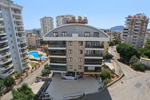2+1 Apartment for Sale in Cikcilli, 900 Meters from the Sea | Separate Kitchen