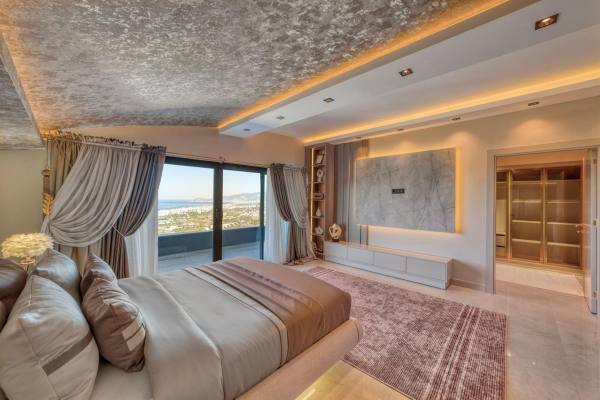 Kargıcak, Alanya’da Panoramik Deniz Manzaralı Lüks Villa