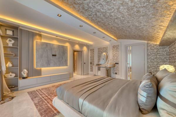 Kargıcak, Alanya’da Panoramik Deniz Manzaralı Lüks Villa