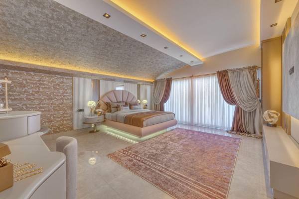 Kargıcak, Alanya’da Panoramik Deniz Manzaralı Lüks Villa