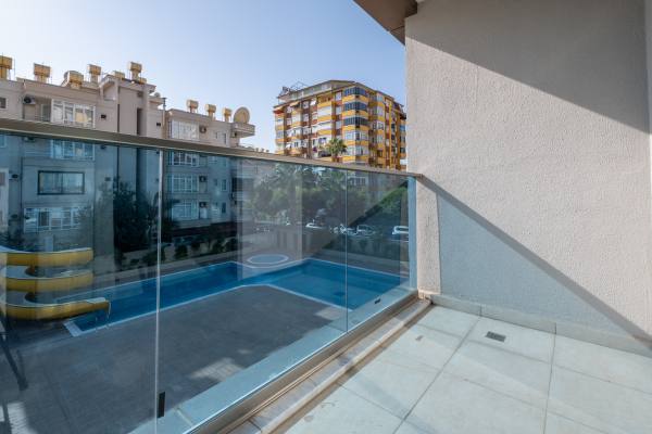 Alanya Kızlarpınarı Mahallesinde Uzun Dönem Kiralık 1+1 Eşyalı Daire